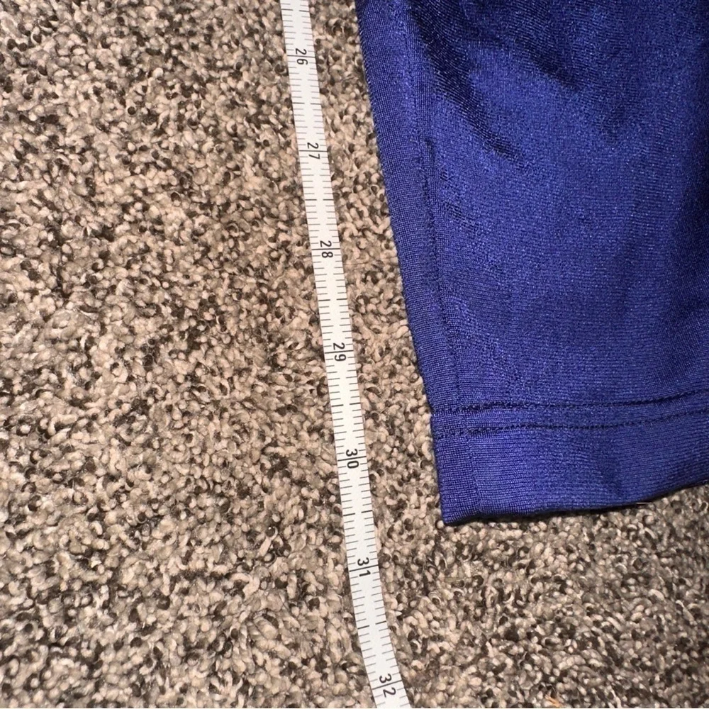Vintage Adidas Mens Blue /White Stripe Basketball Joggers XXL Tear Away Warmups
